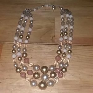 Vintage 3 strand necklace